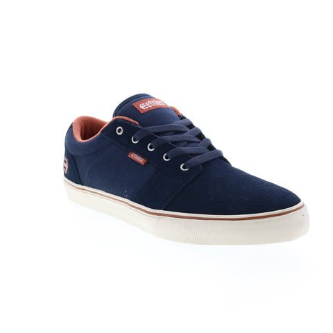 Etnies Barge LS 4101000351401 Mens Blue Suede Skate Inspired Sneakers Shoes
