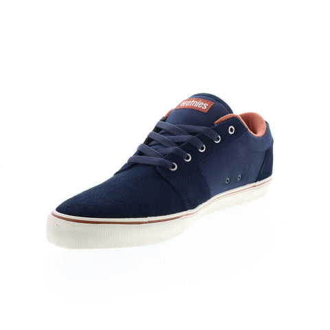 Etnies Barge LS 4101000351401 Mens Blue Suede Skate Inspired Sneakers Shoes