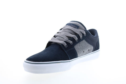 Etnies Barge LS 4101000351417 Mens Blue Suede Skate Inspired Sneakers Shoes