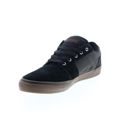 Etnies Barge LS 4101000351966 Mens Black Suede Skate Inspired Sneakers Shoes