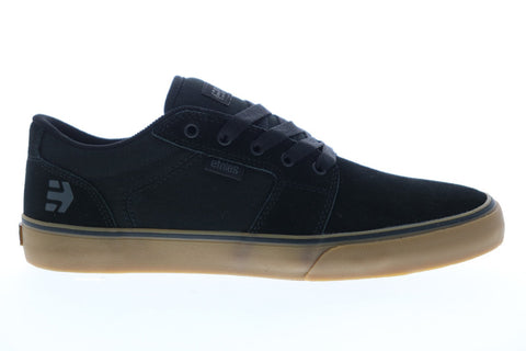 Etnies Barge LS 4101000351969 Mens Black Suede Skate Inspired Sneakers Shoes
