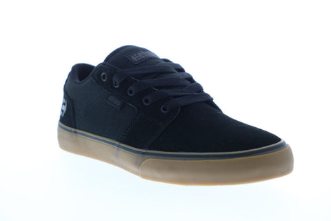 Etnies Barge LS 4101000351969 Mens Black Suede Skate Inspired Sneakers Shoes