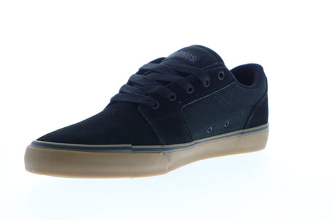 Etnies Barge LS 4101000351969 Mens Black Suede Skate Inspired Sneakers Shoes