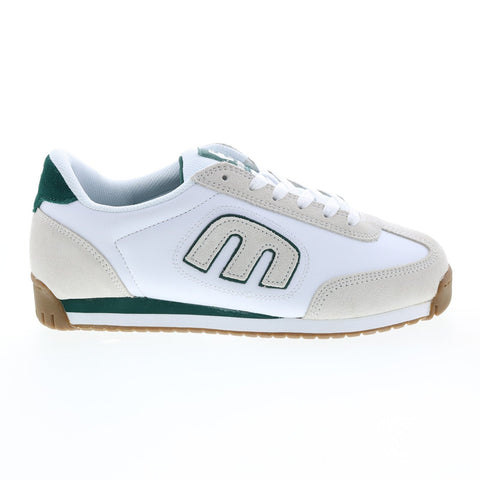 Etnies Lo-Cut II Ls 4101000365196 Mens White Suede Skate Sneakers Shoes