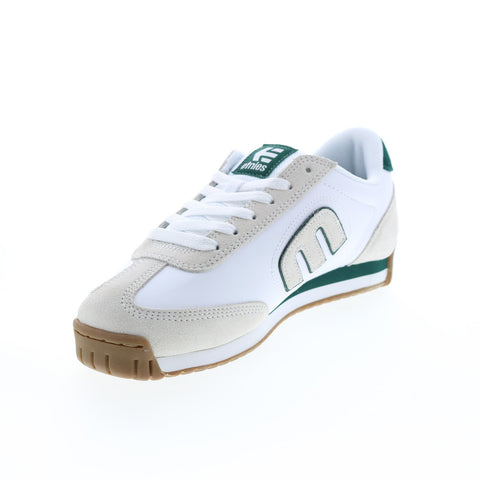 Etnies Lo-Cut II Ls 4101000365196 Mens White Suede Skate Sneakers Shoes