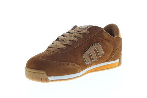 Etnies LO Cut II LS 4101000365222 Mens Brown Suede Athletic Skate Shoes
