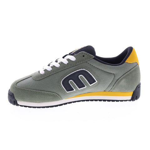Etnies Lo-Cut II Ls 4101000365301 Mens Green Suede Skate Sneakers Shoes