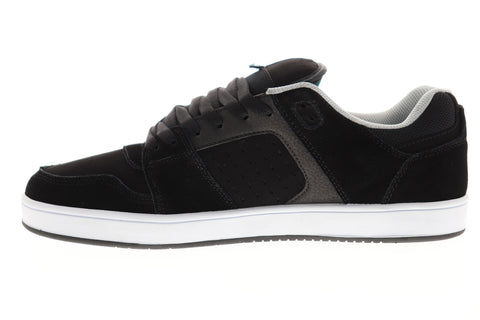 Etnies Rockfield Mens Black Suede Low Top Lace Up Skate Sneakers Shoes