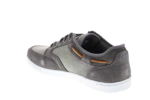 Etnies Dory 4101000401075 Mens Gray Canvas Skate Inspired Sneakers Shoes