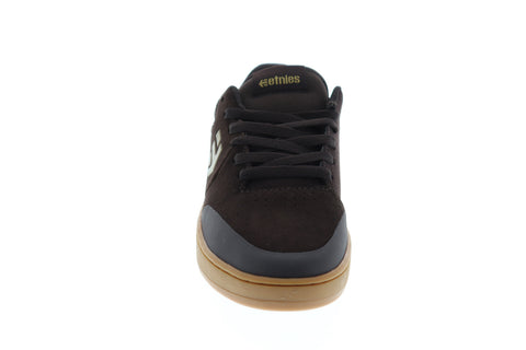 Etnies Marana Mens Brown Suede Athletic Lace Up Skate Shoes