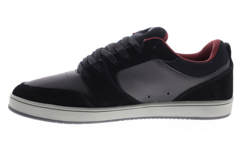 Etnies Verano Mens Black Suede Low Top Lace Up Skate Sneakers Shoes