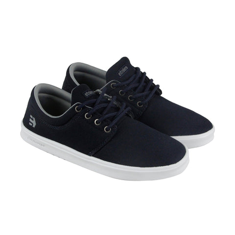 Etnies Barrage Sc 4101000464490 Mens Blue Canvas Athletic Surf Skate Shoes