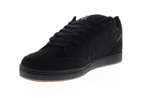 Etnies Swivel 4101000465544 Mens Black Nubuck Lace Up Athletic Skate Shoes