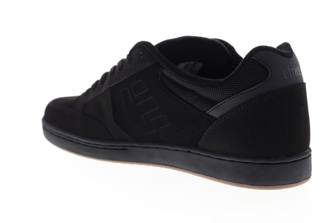Etnies Swivel 4101000465544 Mens Black Nubuck Lace Up Athletic Skate Shoes