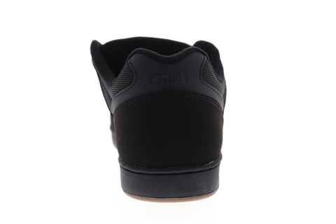 Etnies Swivel 4101000465544 Mens Black Nubuck Lace Up Athletic Skate Shoes