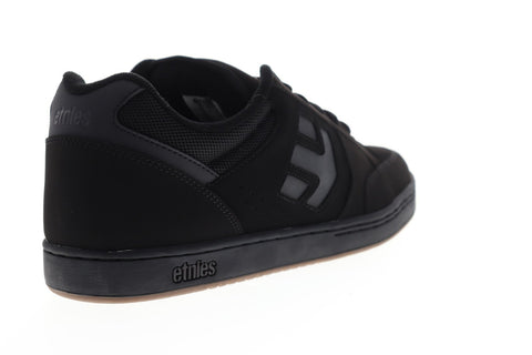 Etnies Swivel 4101000465544 Mens Black Nubuck Lace Up Athletic Skate Shoes