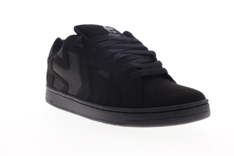 Etnies Fader 2 4101000467004 Mens Black Nubuck Lace Up Athletic Skate Shoes