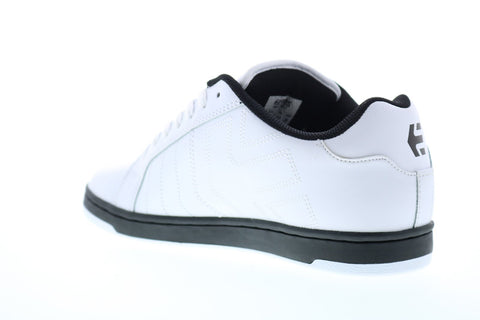 Etnies Fader 2 4101000467110 Mens White Leather Lace Up Athletic Skate Shoes
