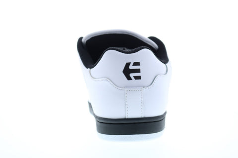 Etnies Fader 2 4101000467110 Mens White Leather Lace Up Athletic Skate Shoes