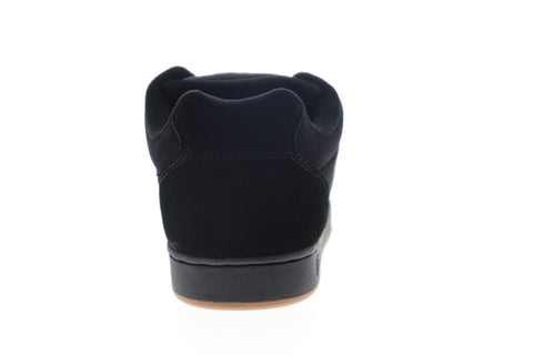 Etnies Barge XL 4101000480001 Mens Black Suede Lace Up Athletic Skate Shoes