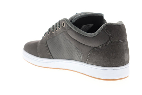 Etnies Barge Xl 4101000480380 Mens Gray Suede Lace Up Athletic Skate Shoes