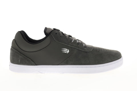 Etnies Joslin 4101000484370 Mens Gray Suede Lace Up Athletic Skate Shoes