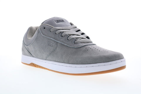 Etnies Joslin Mens Gray Suede Lace Up Skate Sneakers Shoes - Ruze