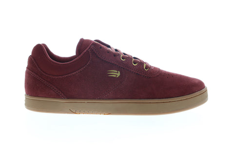 Etnies Joslin 4101000484610 Mens Red Suede Skate Inspired Sneakers Shoes