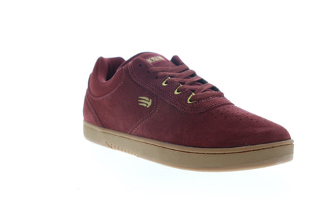 Etnies Joslin 4101000484610 Mens Red Suede Skate Inspired Sneakers Shoes