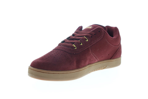 Etnies Joslin 4101000484610 Mens Red Suede Skate Inspired Sneakers Shoes