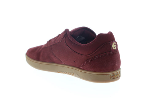 Etnies Joslin 4101000484610 Mens Red Suede Skate Inspired Sneakers Shoes