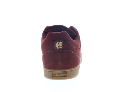 Etnies Joslin 4101000484610 Mens Red Suede Skate Inspired Sneakers Shoes