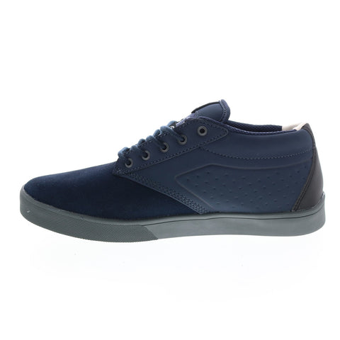 Etnies Jameson Mid Crank Mens Blue Suede Skate Inspired Sneakers Shoes