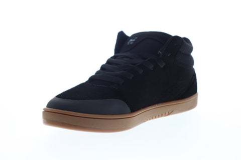 Etnies Marana Mid 4101000495558 Mens Black Suede Lace Up Athletic Skate Shoes