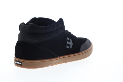 Etnies Marana Mid 4101000495558 Mens Black Suede Lace Up Athletic Skate Shoes