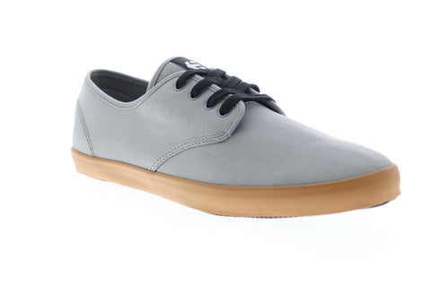 Etnies Patrol Mens Gray Canvas Surf Low Top Lace Up Skate Sneakers Shoes