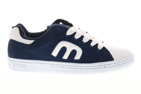 Etnies Calli Cut 4101000505155 Mens White Blue Skate Inspired Sneakers Shoes