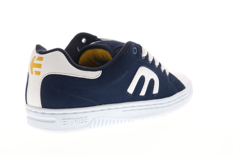 Etnies Calli Cut 4101000505155 Mens White Blue Skate Inspired Sneakers Shoes