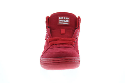 Etnies MC Rap High 4101000506616 Mens Red Suede Lace Up Skate Inspired Sneakers Shoes