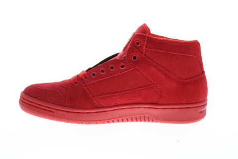 Etnies MC Rap High 4101000506616 Mens Red Suede Lace Up Skate Inspired Sneakers Shoes