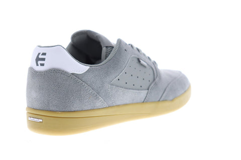 Etnies Veer Mens Gray Suede Athletic Lace Up Skate Shoes