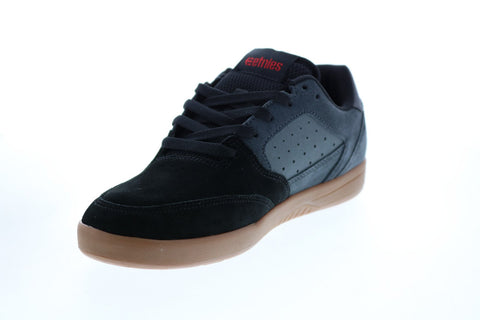 Etnies Veer 4101000516566 Mens Gray Suede Skate Inspired Sneakers Shoes 