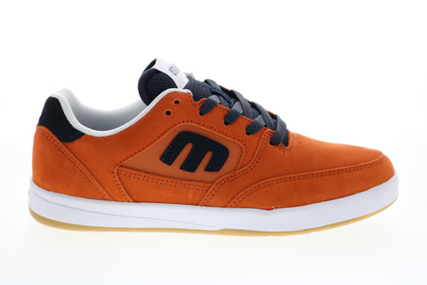 Etnies Veer 4101000516811 Mens Orange Suede Skate Inspired Sneakers Shoes