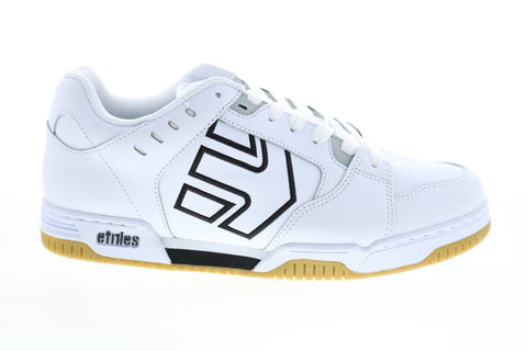 Etnies Faze 4101000537115 Mens White Leather Skate Inspired Sneakers Shoes