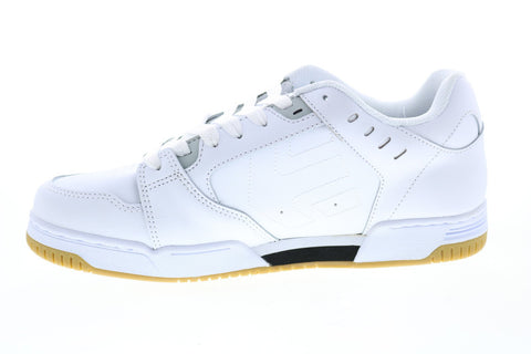 Etnies Faze 4101000537115 Mens White Leather Skate Inspired Sneakers Shoes