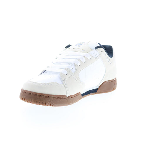Etnies Faze 4101000537153 Mens White Suede Skate Inspired Sneakers Shoes