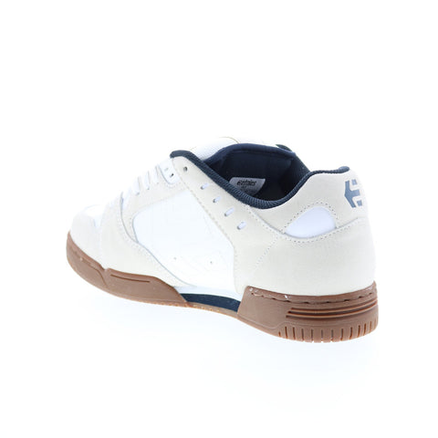 Etnies Faze 4101000537153 Mens White Suede Skate Inspired Sneakers Shoes