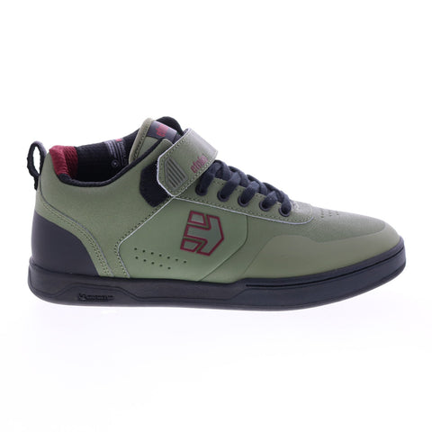 Etnies Culvert Mid 4101000541310 Mens Green Leather Skate Sneakers Shoes