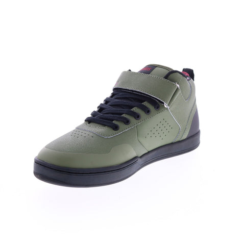 Etnies Culvert Mid 4101000541310 Mens Green Leather Skate Sneakers Shoes