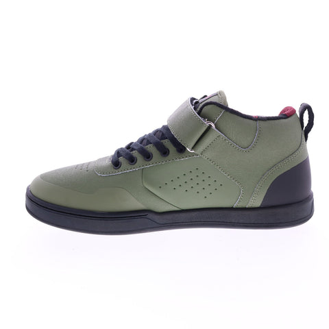 Etnies Culvert Mid 4101000541310 Mens Green Leather Skate Sneakers Shoes